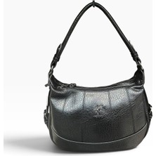 Nas Bag Kadın Omuz ve Kol Çantası (Çift Askılı) Siyah Yeni Model