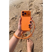 Emybox Iphone 17 Pro Askılı Yumuşak Silikon Içi Kadife Telefon Kılıfı Ip 130 cm