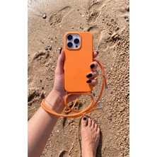 Emybox Iphone 16 Pro Max Askılı Yumuşak Silikon Içi Kadife Telefon Kılıfı Ip 130 cm
