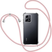 Emybox Xiaomi Redmi Note 12 4g Boyun Askılı Köşe Korumalı Şeffaf Silikon Telefon Kılıfı
