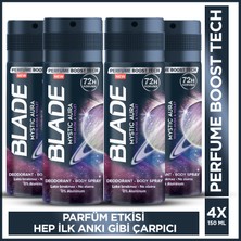 Blade Mystic Aura Erkek Alüminyumsuz Deodorant 4X150 ml