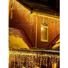 baytoptan 3 Metre 100 LED 20 Saçak 30*50*70 cm Çakarlı IP65 Su Geçirmez Dış Mekan