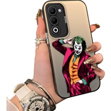 HONTINGA Oppo A5 5g ile Uyumlu Kılıf Silikon Kenar Sert Arka Kamera Koruyucu Basitlik Anti Düşme Kamera Sevgili Çift Kılıf Palyaço Desen Couple Telefon Kılıfı K1-1807