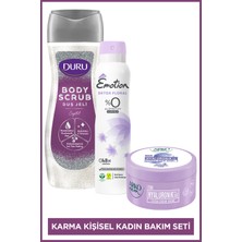 Emotion Kadın Kişisel Bakım Karma Set (Deodorant, Duş Jeli, Krem)
