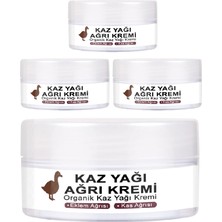 Ekobox Kaz Yağı Masaj Kremi 50 ml 4 Adet – Eklemkas ve Belağrıları Için Bamya Tohumu, Apitoksin(Arızehiri) Boswellia ve Kolajen Formüllü