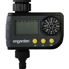 Engarden WT-238 Musluk Tipi Zamanlayıcı (LED Ekran) Dayanıklı Yapıya Sahip Bahçe Bakım Ekipmanı