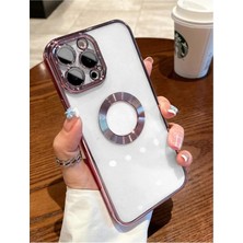 Emybox Iphone 11 Promax Logo Açık Kamera Lens Korumalı Arkası Şeffaf Yumuşak Silikon Kapak Telefon Kılıfı