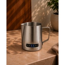 Brew Cups Dereceli Süt Potu Pitcher Barista Kahve Süt Köpürtme Potu 600 ml