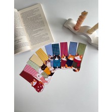 Tiny Stories TR Kitap Ayracı Sonbahar Kedi Temalı Özel Kesim 10'lu