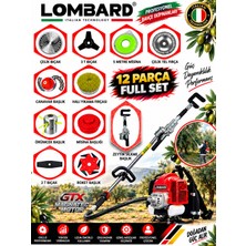 Cros Lombard VELTORO-12X 12 Parça Özel Set Sırt Tipi Zeytin Silkeme Hasat Toplama Gtx Seri Tırpan Motoru