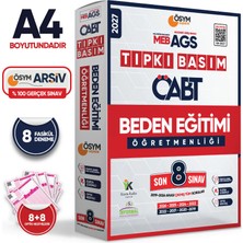 Karakutu Yayınları 2027 MEB-AGS ÖABT Beden Eğitimi Öğretmenliği ÖSYM Tıpkı Basım 8li Deneme Paketi Dijital Cevaplı