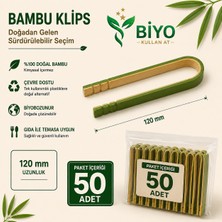 Biyo Kullan At Bambu KLİPS&MAŞA&50ADET