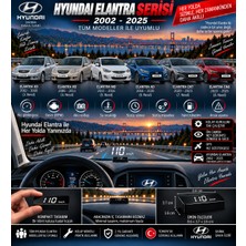 Bowie Hyundai Elantra 2002-2026 Modeller Için Head Up Display Hayalet Gösterge Ekranı Ön Cam Hız Göstergesi