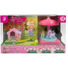 PopŞeker Happy Carousel With Puppy Müzikli Köpekçikli Beşik Dönencesi - Bebek Eğitici  Oyun Seti