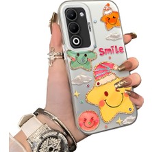 HONTINGA Oppo A5 5g ile Uyumlu Kılıf Silikon Kenar Sert Arka Kamera Koruyucu Basitlik Anti Düşme Kamera Sevgili Çift Kılıf Yıldız Desen Couple Telefon Kılıfı K1-1809