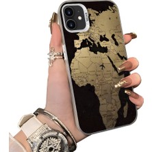 HONTINGA iPhone 12 Mini ile Uyumlu Kılıf Silikon Kenar Sert Arka Kamera Koruyucu Basitlik Anti Düşme Kamera Sevgili Çift Kılıf Uçak Desen Couple Telefon Kılıfı K1-1813