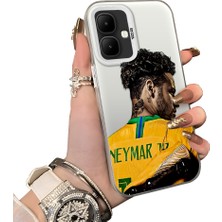 HONTINGA Infinix Smart 10 ile Uyumlu Kılıf Silikon Kenar Sert Arka Kamera Koruyucu Basitlik Anti Düşme Kamera Sevgili Çift Kılıf Neymar Desen Couple Telefon Kılıfı K1-1808