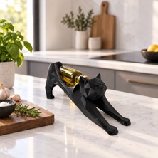 3dlab Kedi Figürlü Dekoratif Şişe Standı