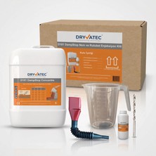 Dryvatec DampStop Rutubet Enjeksiyon Kiti – Duvar Nem Kesici Set, Sıva ve Ekipman Dahil