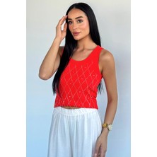 Gülseli Ön Taşlı Kaşkorse Bluz P-00022273