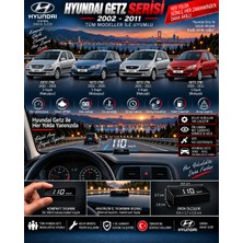 Bowie Hyundai Getz 2002-2011 modeller için head up display hayalet gösterge ekranı ön cam hız göstergesi