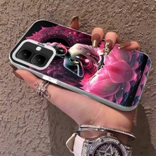 HONTINGA Infinix Smart 10 ile Uyumlu Kılıf Silikon Kenar Sert Arka Kamera Koruyucu Basitlik Anti Düşme Kamera Sevgili Çift Kılıf Yaratıcı Desen Couple Telefon Kılıfı K1-1814