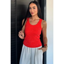 Gülseli Ön Taşlı Kaşkorse Bluz P-00022277