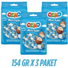 Şölen Ozmo Mini Eggs Yumurta Çikolata 154 G 3 Lü Paket