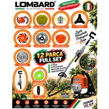 Cros Lombard ROVELLO-12X 12 Parça Özel Set Sırt Tipi Zeytin Silkeme Hasat Toplama Gtx Seri Tırpan Motoru