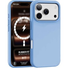 Buff iPhone 18 Pro Max/17 Pro Max Magsafe Rubber Fit Kılıf - Mavi