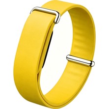 Teknook Google Fitbit Air Zore KRD-162 Silikon Kordon - Sarı