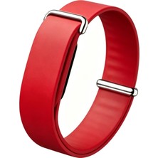 Teknook Google Fitbit Air Zore KRD-162 Silikon Kordon - Kırmızı