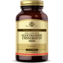 Solgar Glucosamine Chondroitin MSM 60 Tablet Amerika Menşeli Yetişkinler İçin Takviye