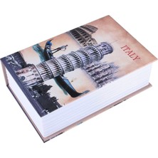 Mühlen Secret Safe Italy 180-I Orta Boy Kitap Şekli Gizli & Şifreli Para ve Değerli Eşya Kasası