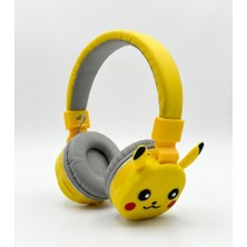 Netavantaj Pokemon Pikachu Kablosuz Bluetooth Katlanabilir Kulaküstü Kula