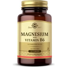 Solgar Magnesium With Vitamin B6 100 Tablet