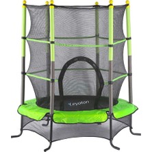 Büyük Boy Leyaton Fileli Trambolin 140 x 180 cm Çocuklar İçin Korumalı Güvenlik Özellikli  LYT-03Y
