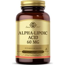 Solgar Alpha Lipoic Acid 60 Mg 60 Kapsül