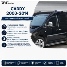 Brsplast Volkswagen Caddy Uyumlu 2004-2014 Krom Ayna Kapağı 2 Parça Paslanmaz Çelik