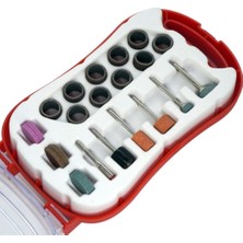 Rox Wood Hobi Gravür Mini Aksesuar Seti 40 Parça Dremel Uyumlu Taşıma Çantası ile Kolay Kullanım