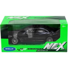Welly 1:24 Mercedes-Benz S-Class Siyah Lüks Oyuncak Araba Gerçekçi Detaylarla Tasarlanmış
