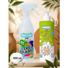 Minoris Baby Organik Leke Çıkarıcı 500ML & ve Baby Organik Saç ve Vücut Şampuanı 400 ml