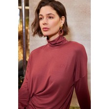 Nightlove Monamise Balıkçı Yaka Çizgi Desenli Alt Üst Takım