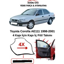 Doğru Oto Toyota Corolla AE111 4 Kapı Için Kapı Iç Fitil Takımı