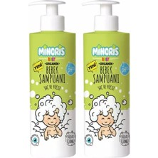 Minoris Baby Organik Saç ve Vücut Şampuanı 400 ml x 2 Adet
