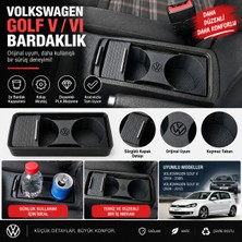 Print Zone Vw Golf 5 ve Golf 6 Uyumlu Bardaklık Adaptörü - Orta Konsol Içecek Sabitleyici