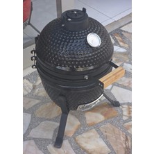Chefden Prime 13” Seramik Kömürlü Siyah Barbekü