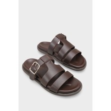 Capone Outfitters Florrie Üç Bantlı Tokalı Kadın Terlik