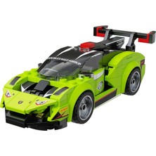 Afrodit AVM C55052W Cada Yeşil Spor Araba 165 Parça Block Oyuncak