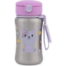 Skip Hop Besties Squad Pipetli Paslanmaz Çelik Suluk -  Kedi  SKP-9U613310